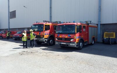 Les pompiers de la zone Luxembourg en visite à Burgo Ardennes